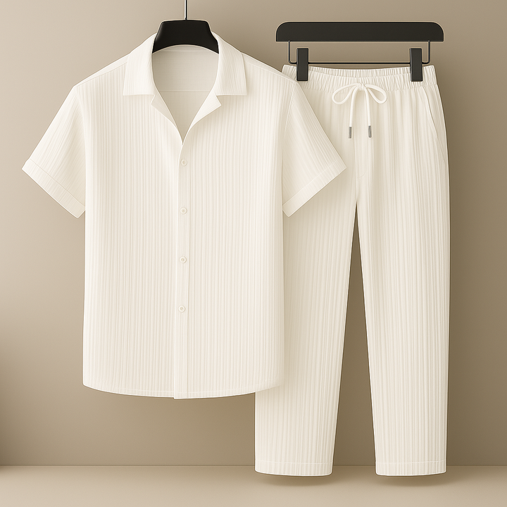 Cavari | Men’s Lightweight Linen Set