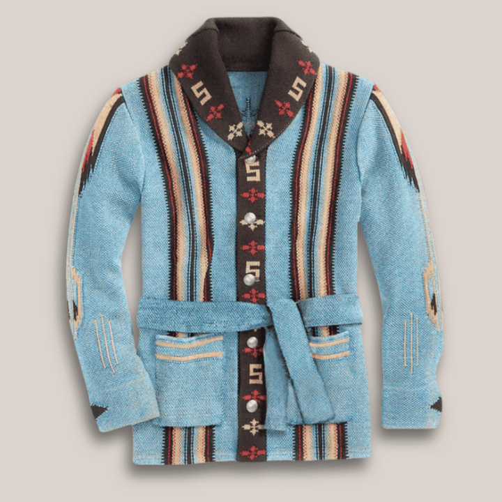 Ceno | Men’s Western Wool Cardigan