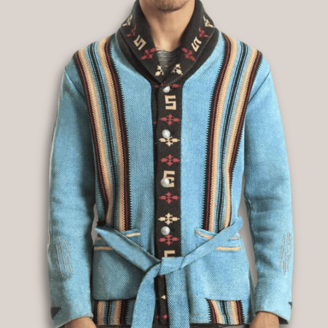 Ceno | Men’s Western Wool Cardigan