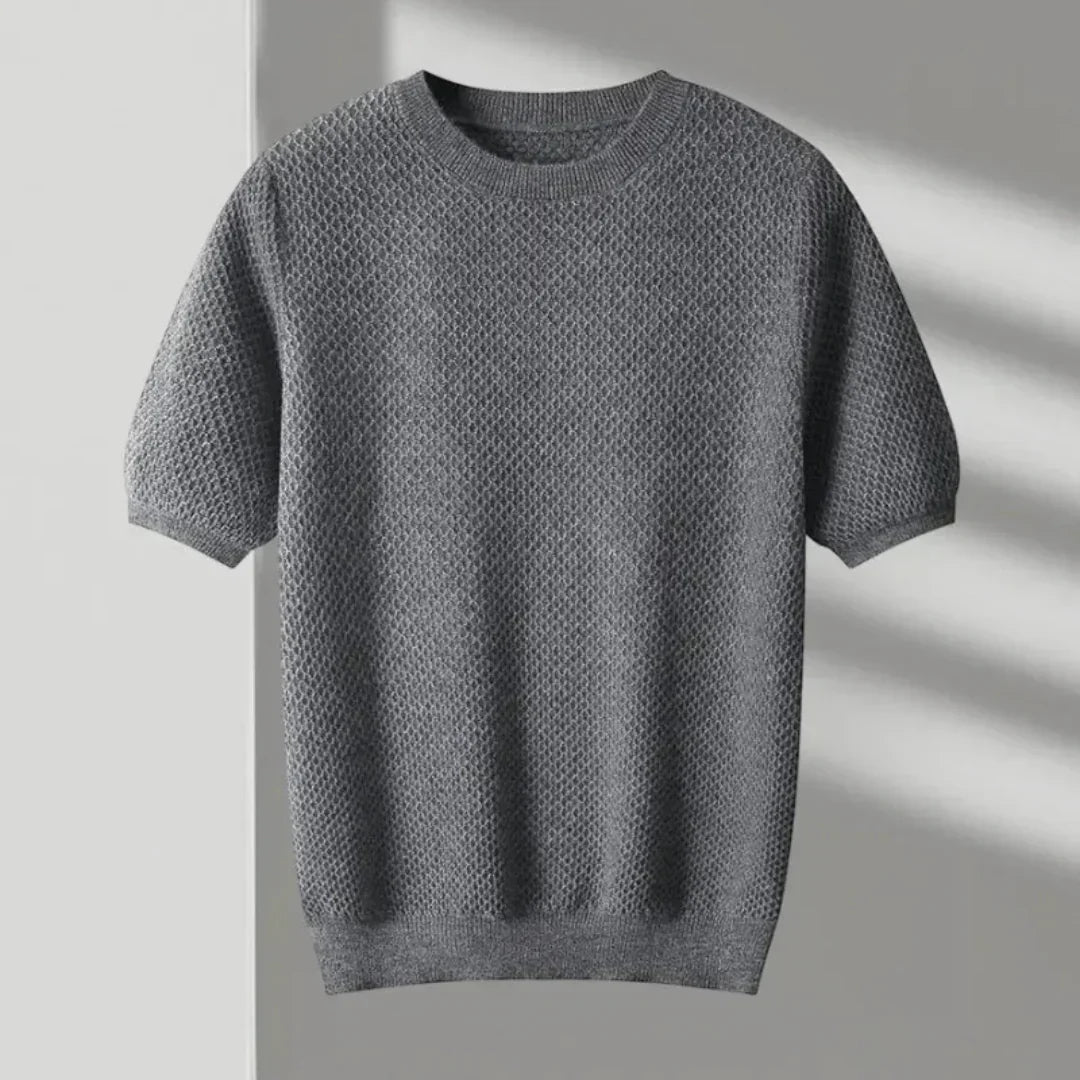 Alverin | Men’s Pure Wool Crew Neck T-Shirt