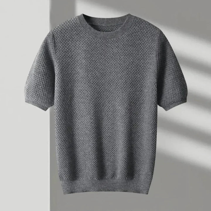 Alverin | Men’s Pure Wool Crew Neck T-Shirt