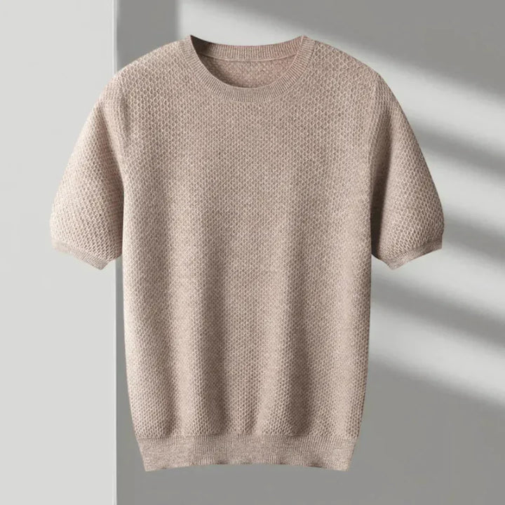 Alverin | Men’s Pure Wool Crew Neck T-Shirt