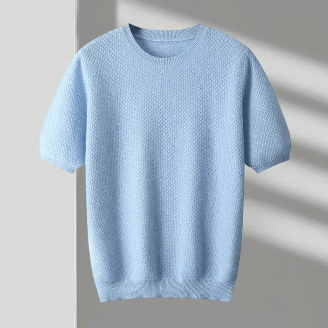 Alverin | Men’s Pure Wool Crew Neck T-Shirt