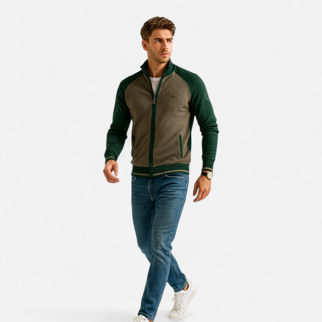 Dorevelle | Men’s Zipped Cotton Sweater