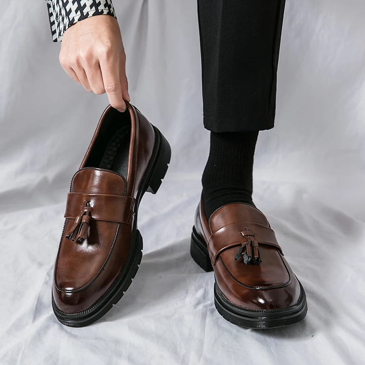 Chon | Men’s Leather Tassel Loafers