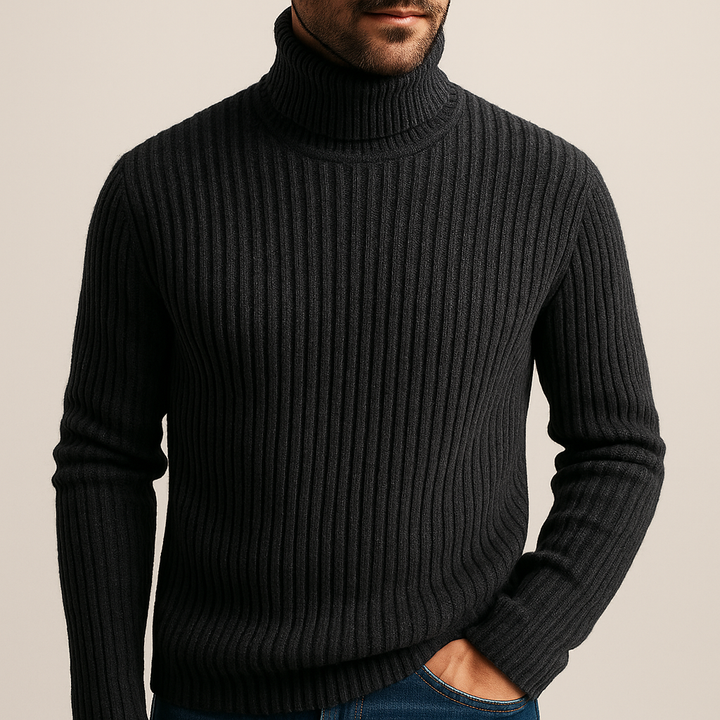 Cleone | Men’s Premium Knit Turtleneck Sweater