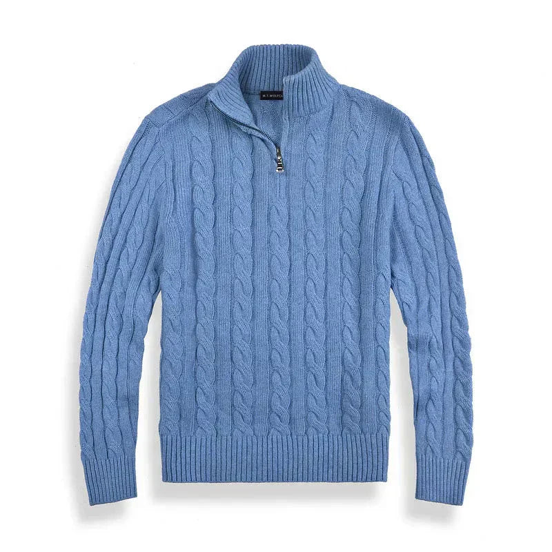 Clifford | Men’s Old Money Half-Zip Sweater