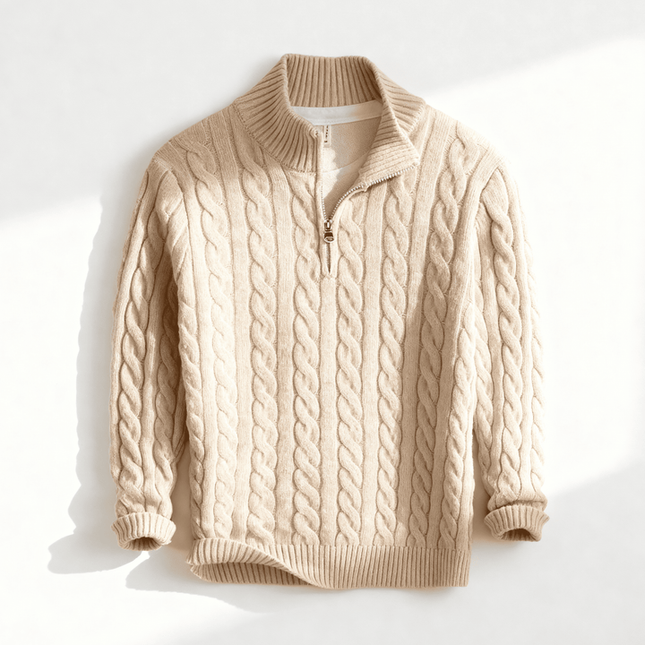 Colin | Men’s Cotton Cable Knit Sweater