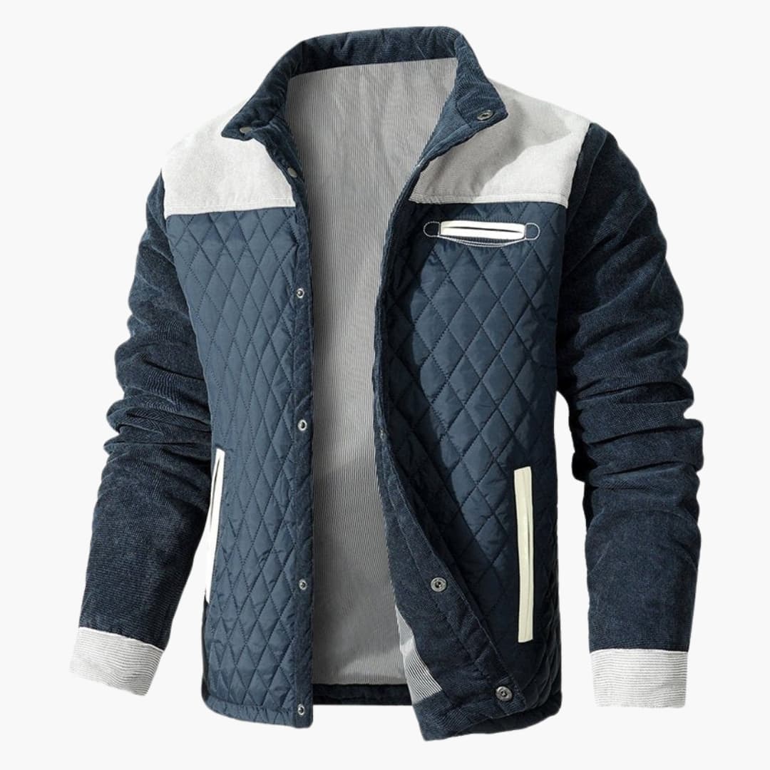 Crelio | Men’s Quilted Stand-Collar Jacket