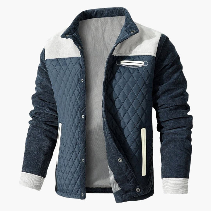 Crelio | Men’s Quilted Stand-Collar Jacket