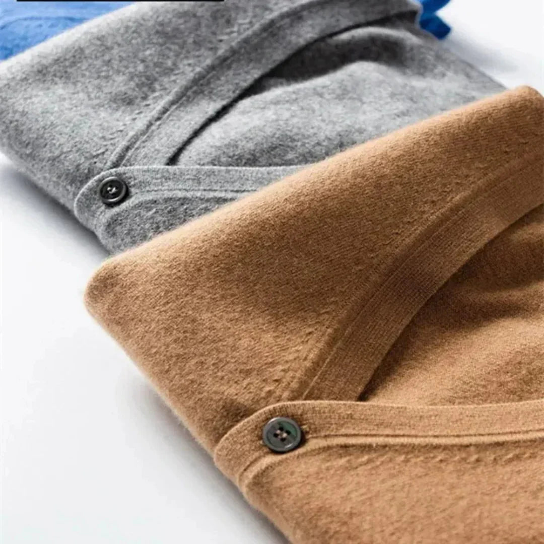 Danilo | Men’s Classic Wool V-Neck Cardigan