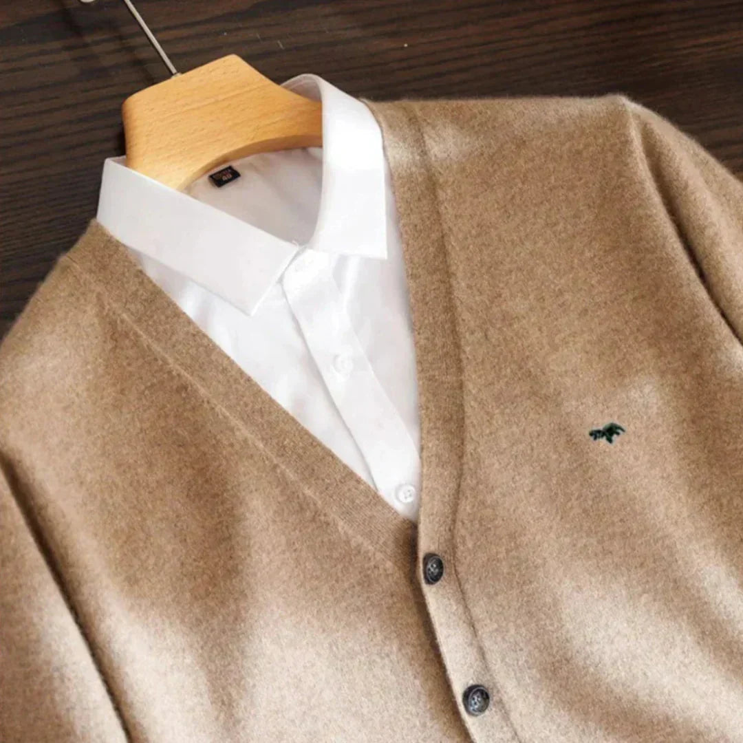 Danilo | Men’s Classic Wool V-Neck Cardigan