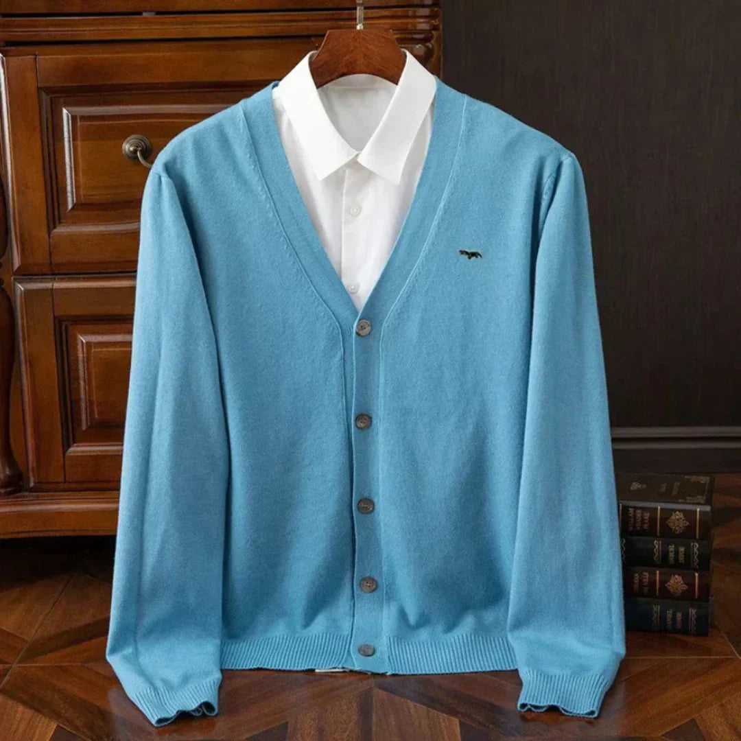 Danilo | Men’s Classic Wool V-Neck Cardigan
