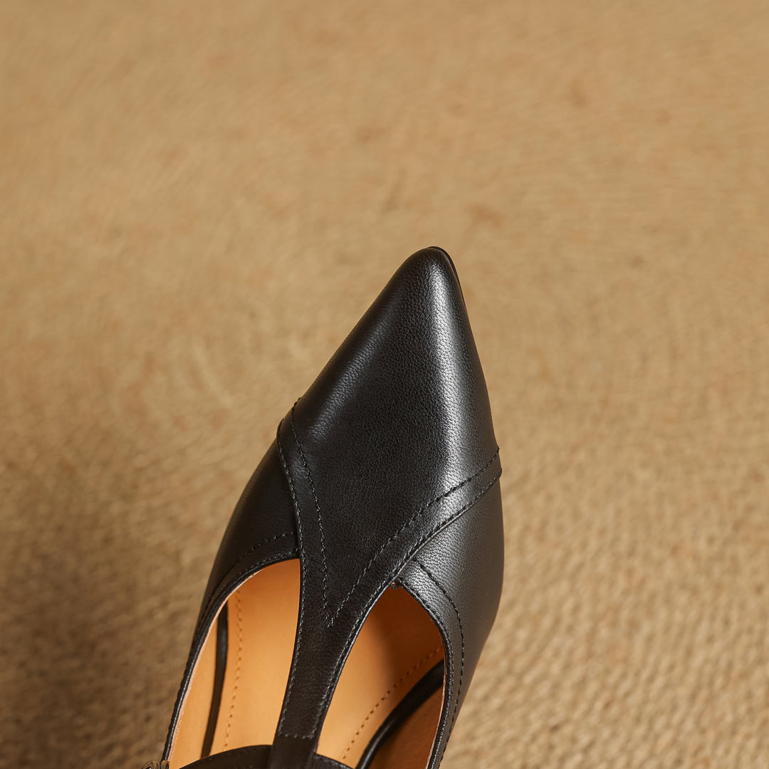 Elvarra | Women’s Leather Pointed Toe Heels
