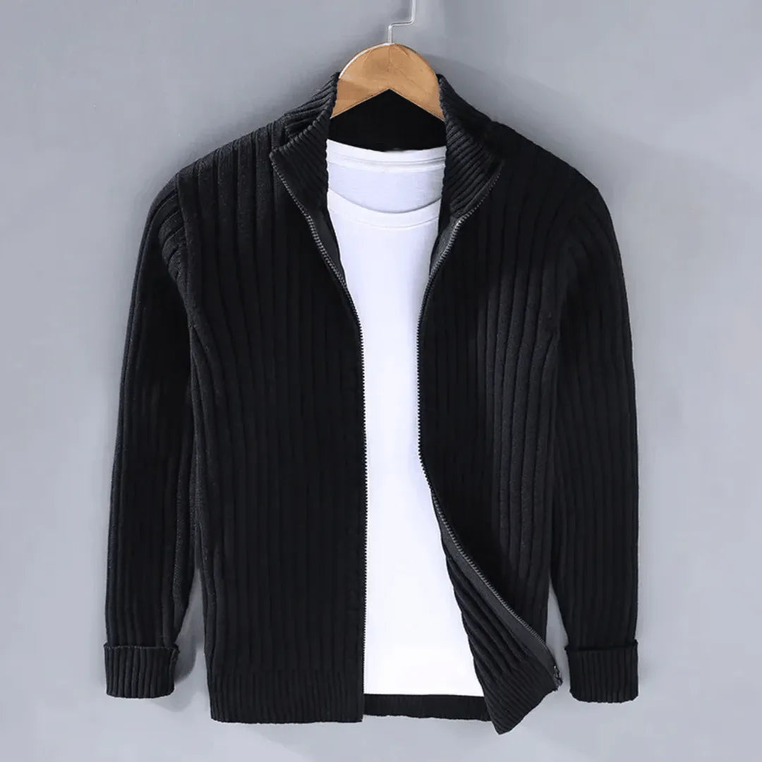 Lilo | Men’s Merino Wool Zip Cardigan
