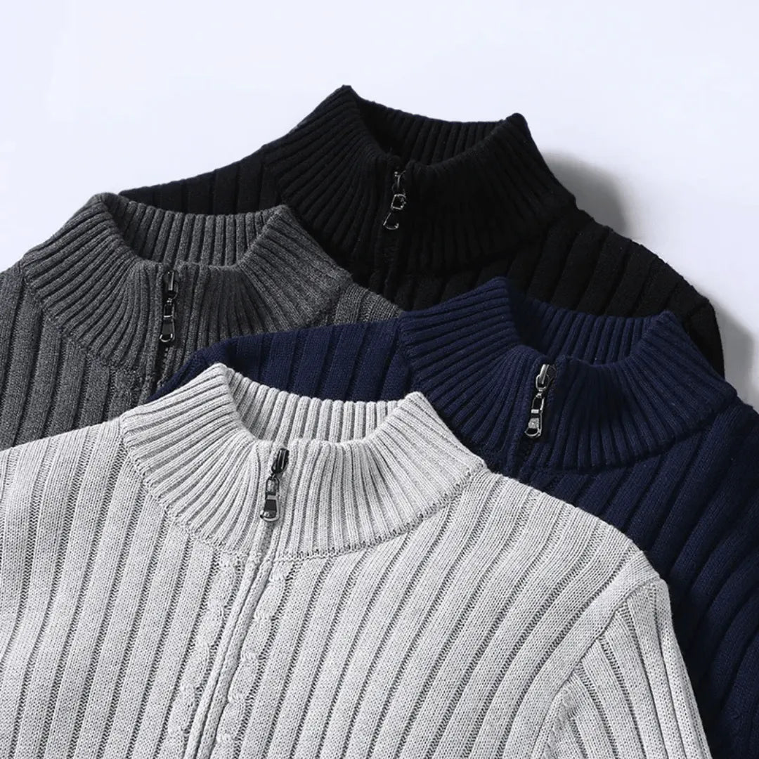 Lilo | Men’s Merino Wool Zip Cardigan