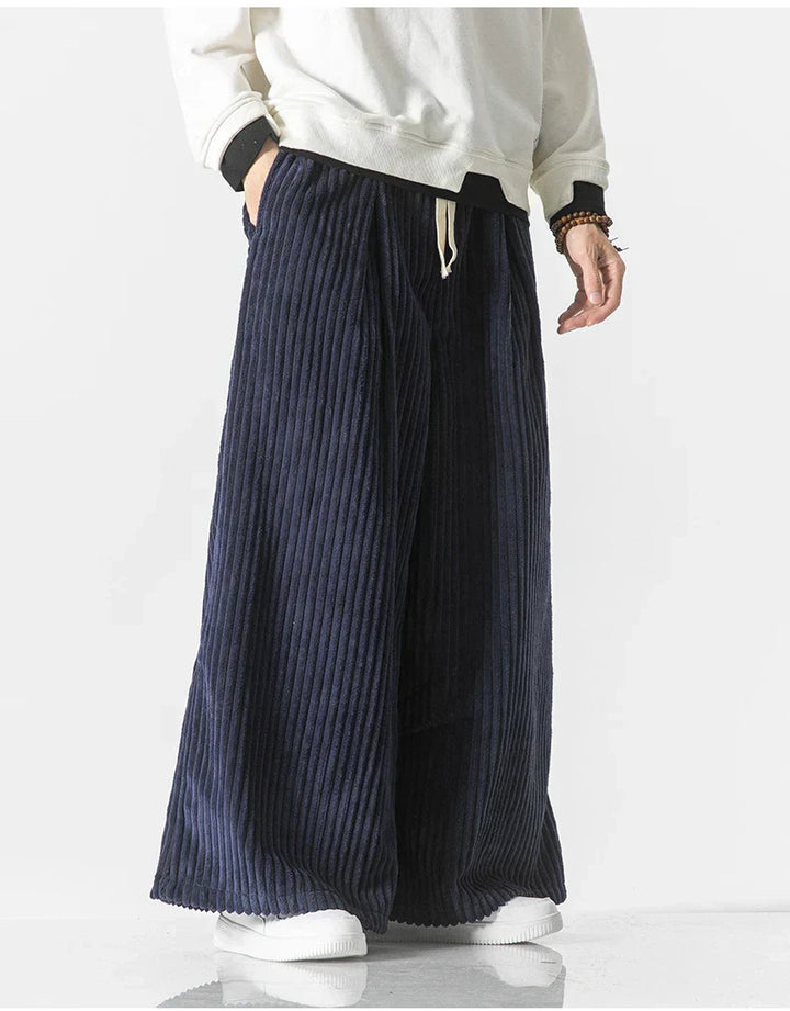 Dorian | Men’s Wide Leg Corduroy Pants