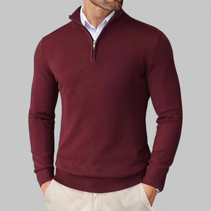 Dresden | Men’s Old-Money Half-Zip Jumper