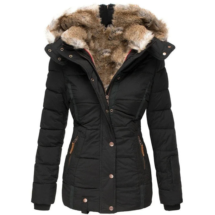 Elvara | Women’s Hooded Faux Fur Winter Coat