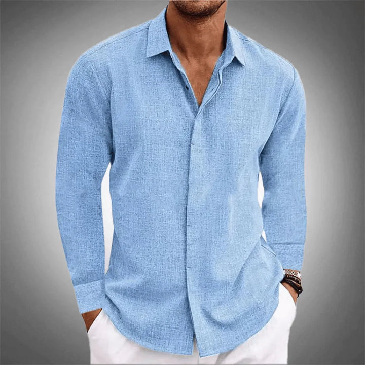 Ethan | Men’s Linen Blend Shirt
