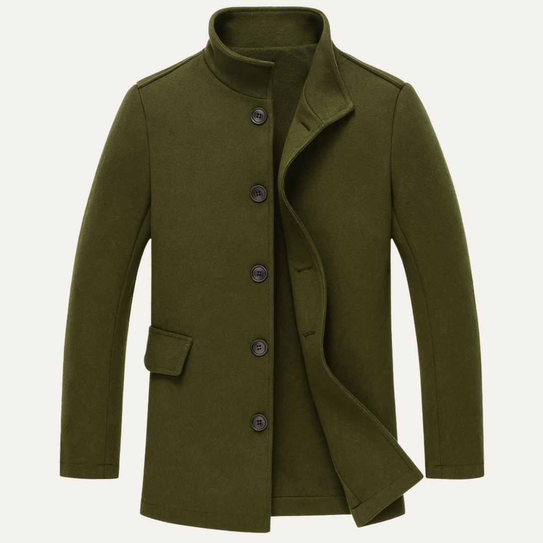 Prinde | Men’s Button Overcoat