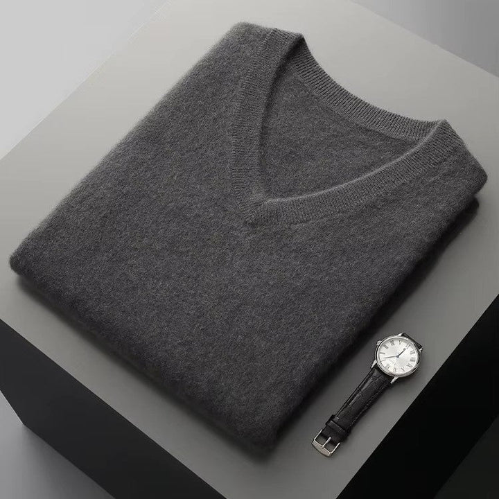 Gilbert | Men’s Cashmere V Neck Sweater Vest