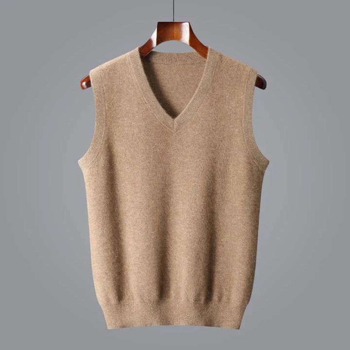 Gilbert | Men’s Cashmere V Neck Sweater Vest