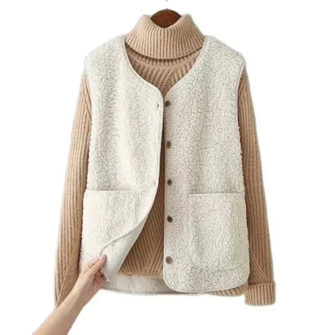 Marlo | Women’s Sleeveless Teddy Vest