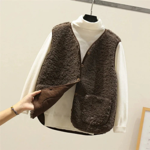 Marlo | Women’s Sleeveless Teddy Vest