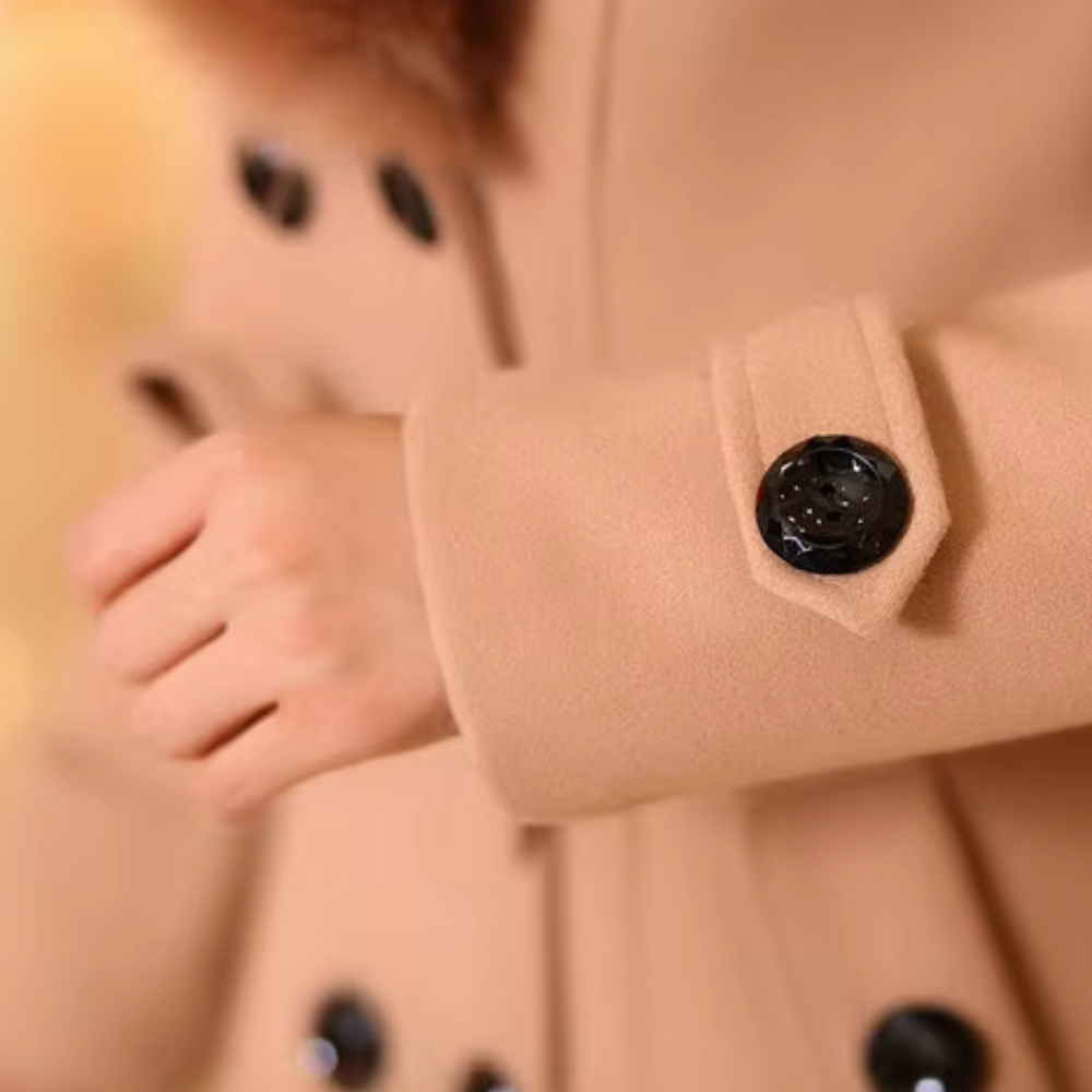 Seraphie | Women’s Wool Blend Double-Breasted Coat