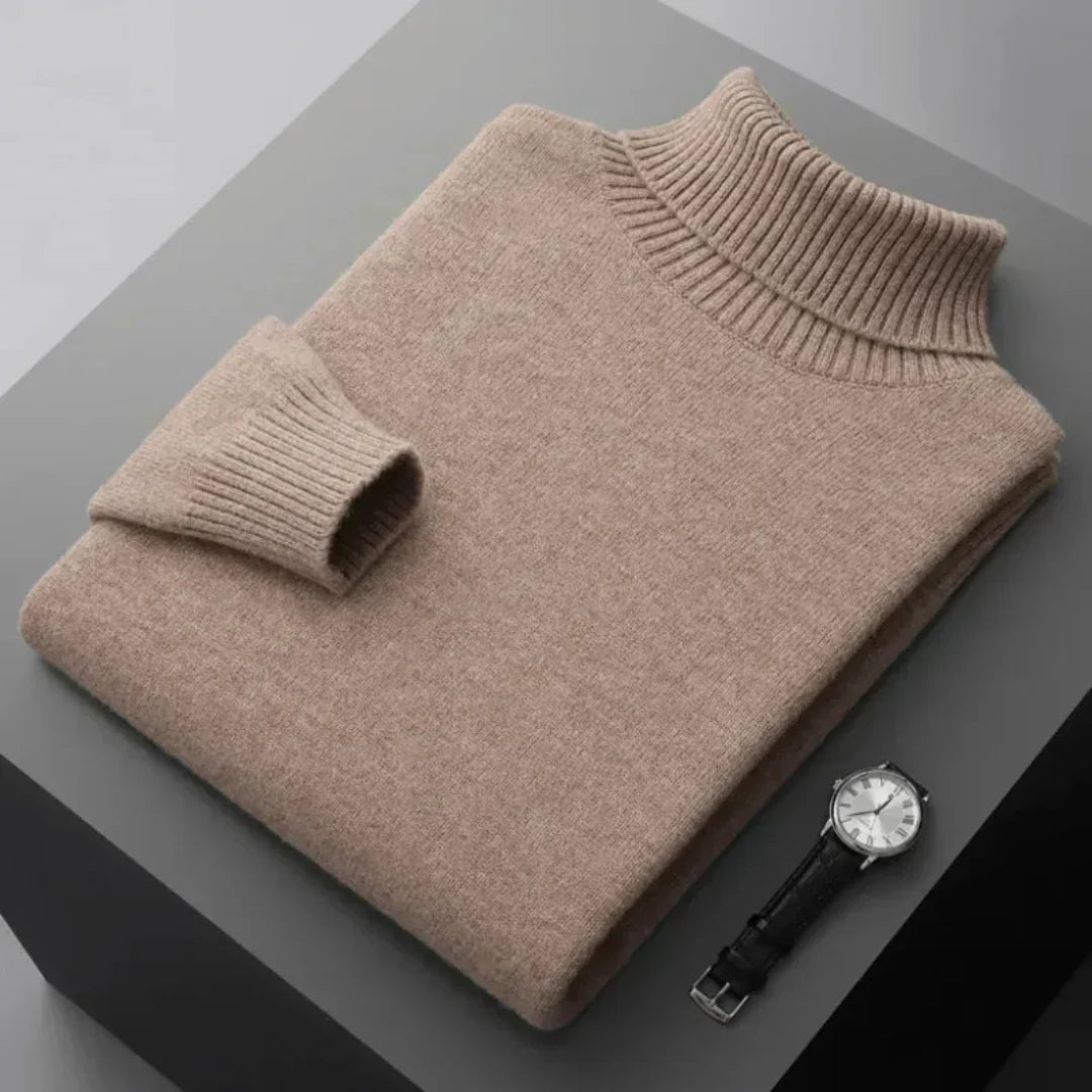 Krystelle | Women’s Luxury Cashmere Turtleneck Sweater