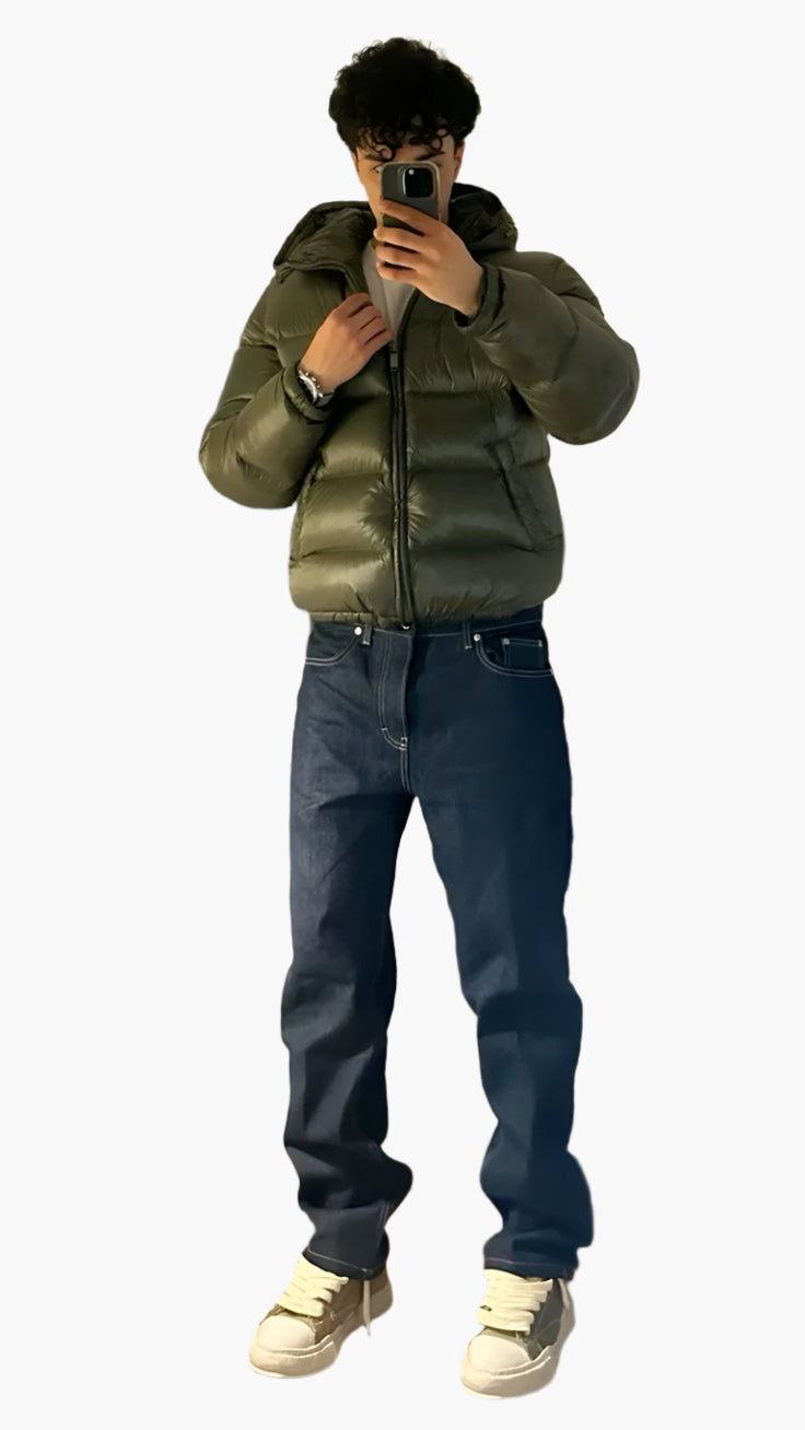 Glossy | Men’s High-Shine Winter Puffer Jacket