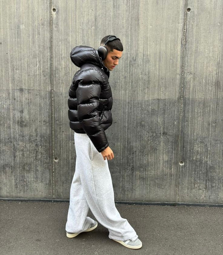 Glossy | Men’s High-Shine Winter Puffer Jacket