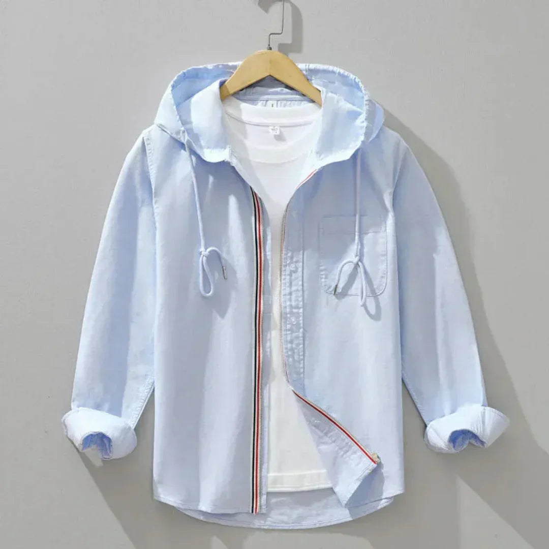 Gossamer | Men’s Linen-Cotton Hoodie