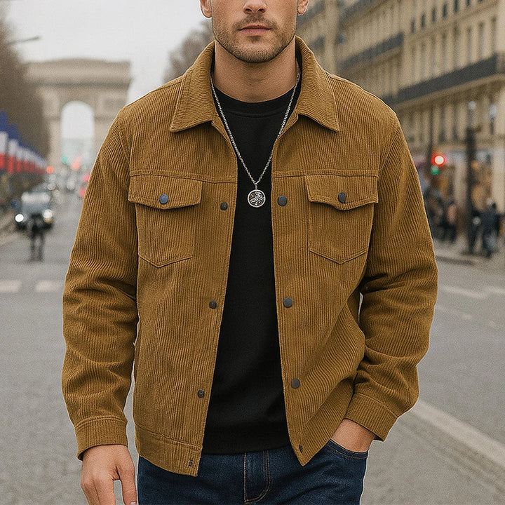 Graham | Men’s Corduroy Snap Front Jacket