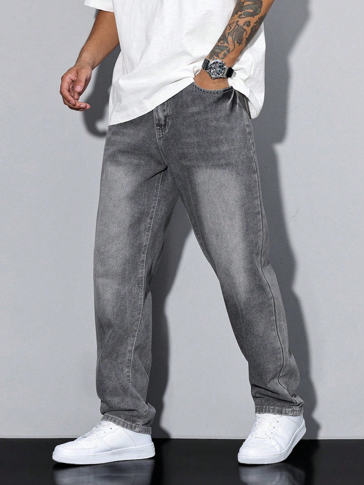 Greg | Men’s Casual Wide Leg Jeans