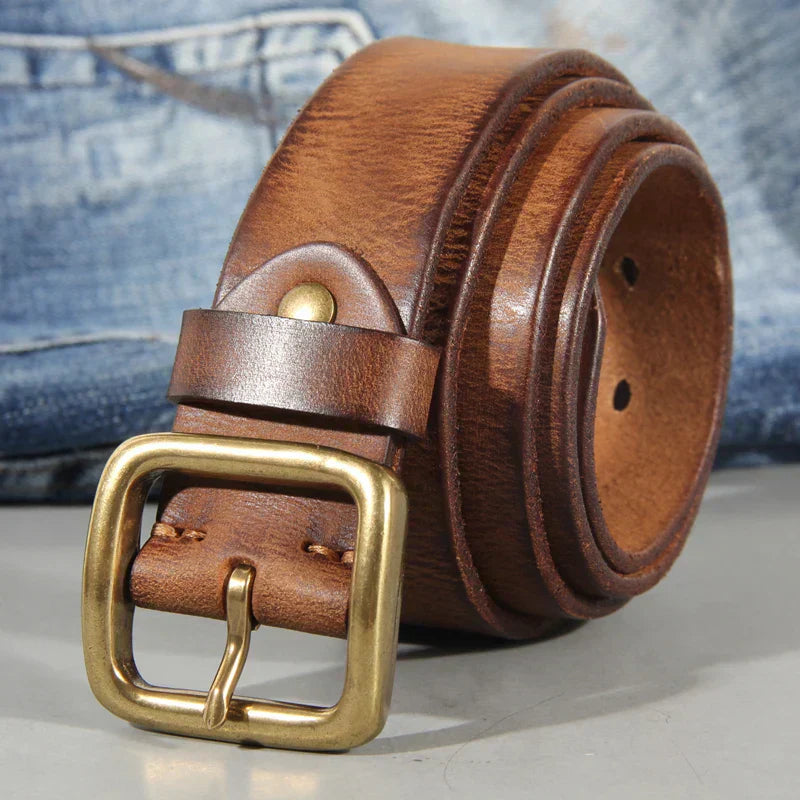 Bravino | Men’s Genuine Cowhide Leather Belt