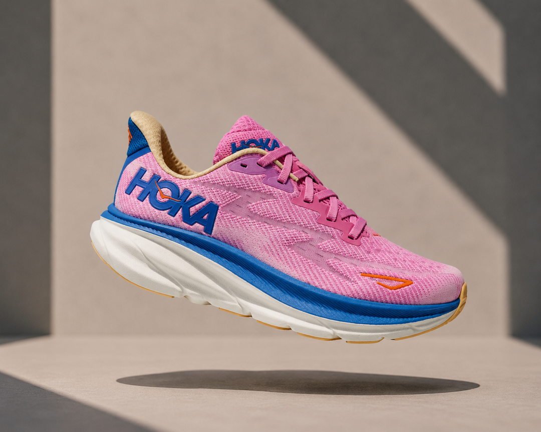 HOKA Clifton 9 Unisex Running Shoes Lightweight EVA Cushion Breathable Road Trainers