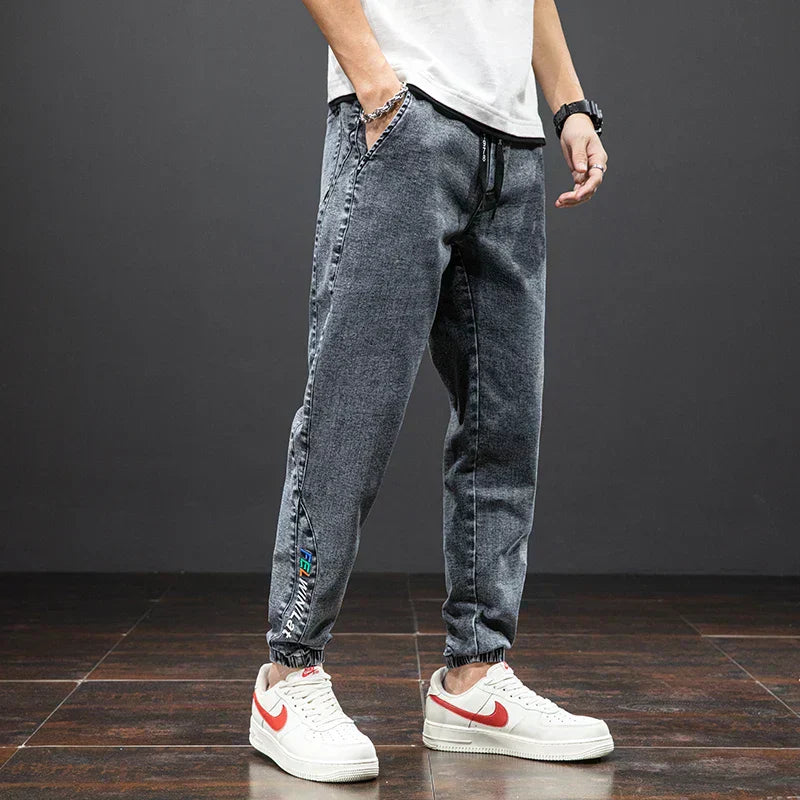 Cilvero | Men’s Relaxed Taper Stretch Denim Joggers