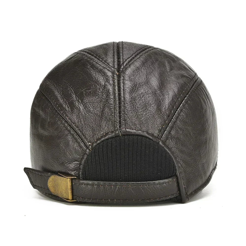 Harper | Men’s Genuine Leather Cap