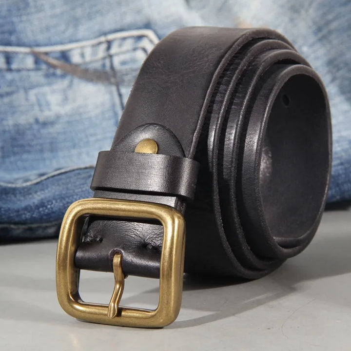 Bravino | Men’s Genuine Cowhide Leather Belt