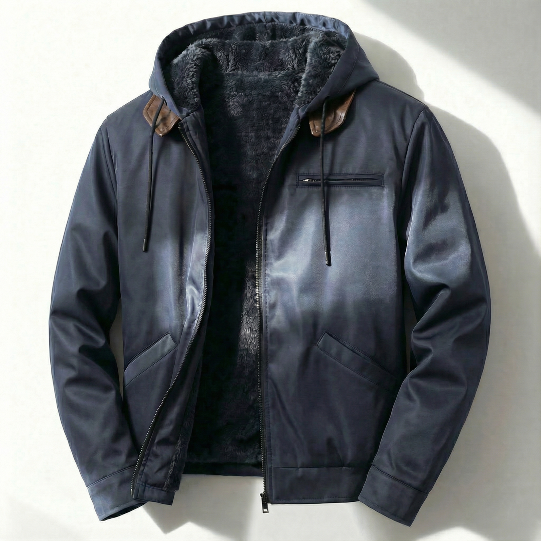 Hunter | Men’s Fleece-Lined Hooded Jacket