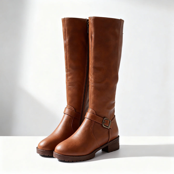Irene | Women’s Knee High Leather Riding Boots