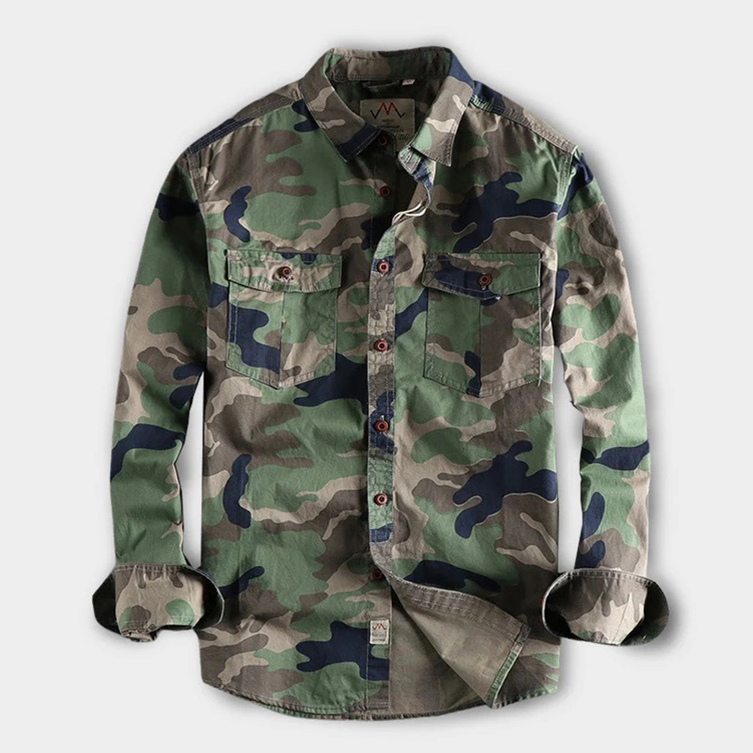 Jaden | Men’s Long Sleeve Cotton Shirt