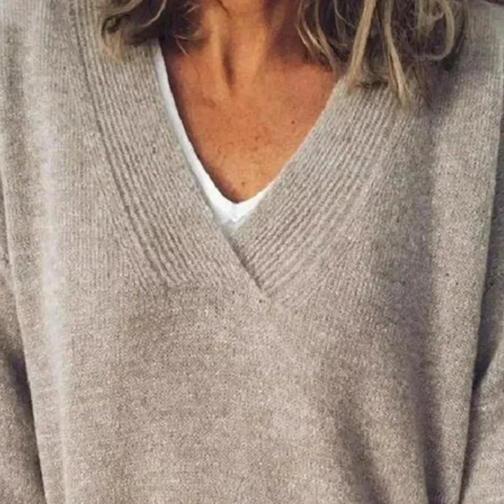 Krysteline | Women’s Cashmere V-Neck Sweater
