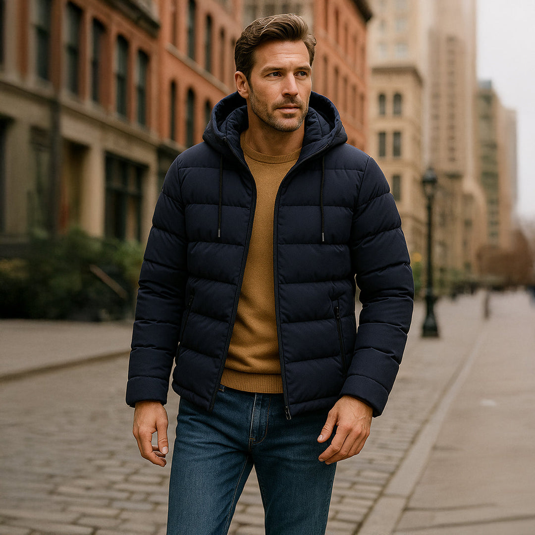 Edinburgh | Men’s Waterproof Hooded Puffer Parka