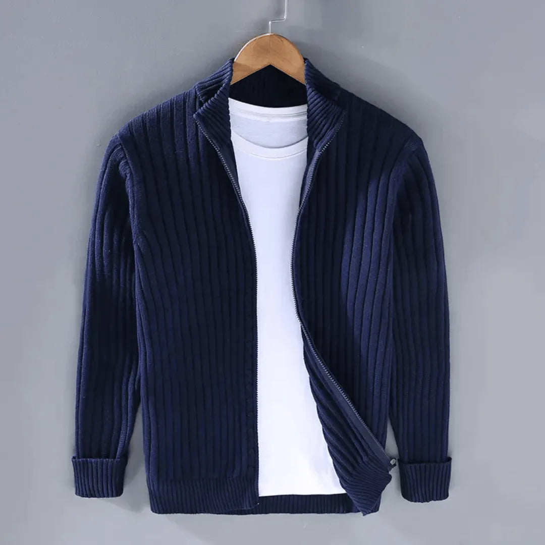 Lilo | Men’s Merino Wool Zip Cardigan