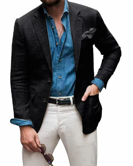 Livino | Men’s Breathable Linen Blazer