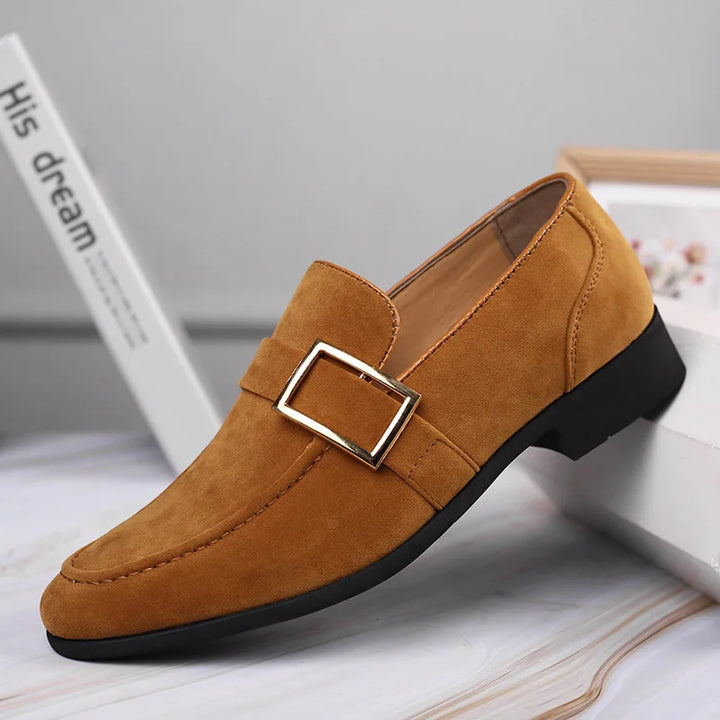 Lorvani | Men’s Suede Signature Loafers