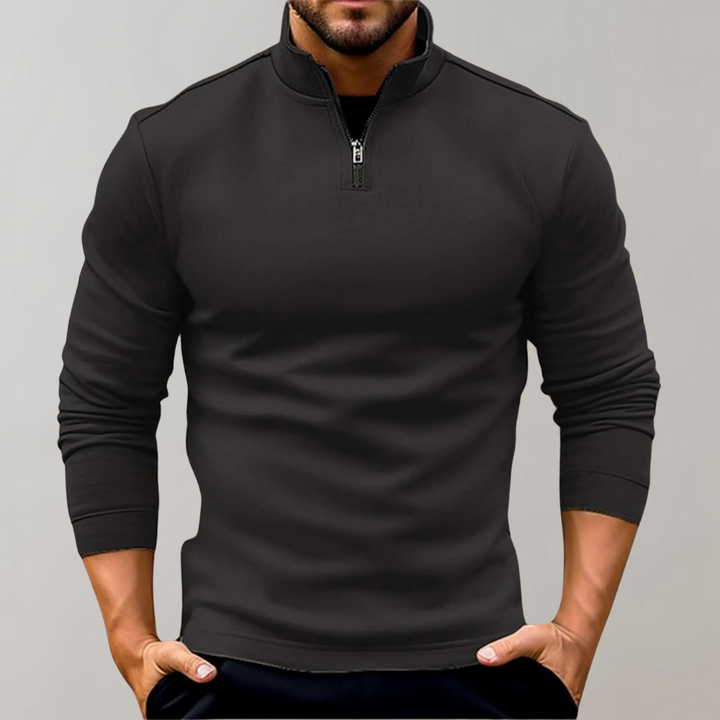 Lorvello | Men’s Half-Zip Lightweight Sweater